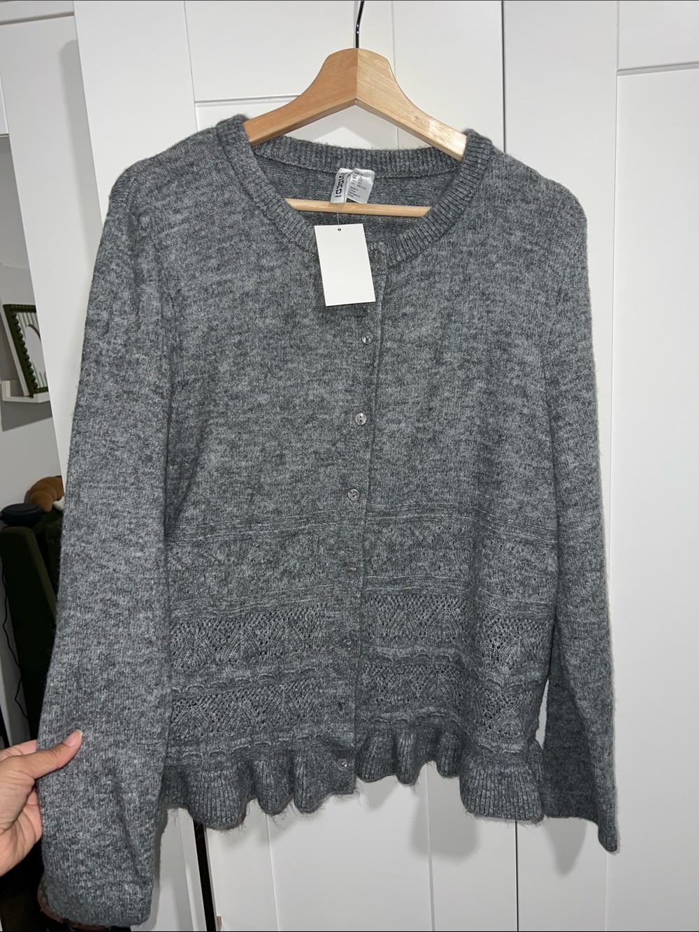 H&M Peplum detail Cardigan